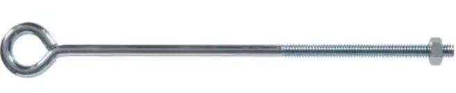 Hillman Hardware Essentials Eye Bolt With Hex Nut Zinc (1/4"-20 X 8") 1