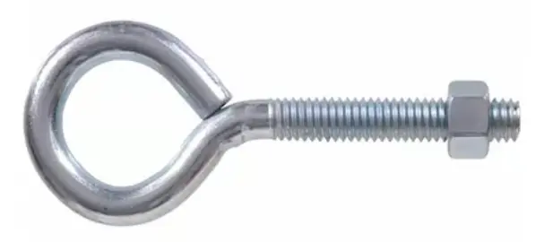 Hillman Hardware Essentials Eye Bolt With Hex Nut Zinc (10-24 X 2") 1