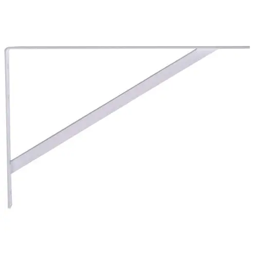 Hillman Hardware Essentials Shelf Bracket White 1