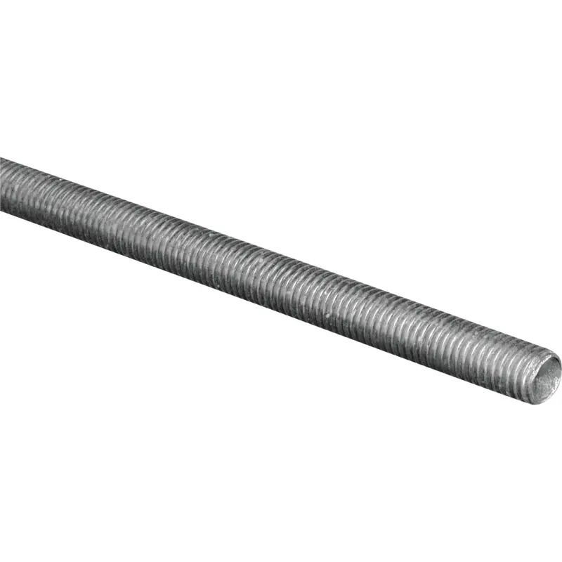 Hillman Steelworks 7/16 In. X 3 Ft. Steel Threaded Rod 1