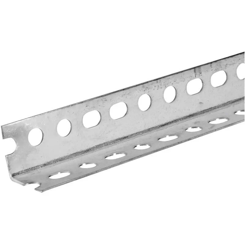 Hillman Steelworks Galvanized 1-1/4 In. X 8 Ft. Slotted Angle 1
