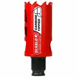 Hole Saw, Carbide-Tipped, 1-3/8-In. 1