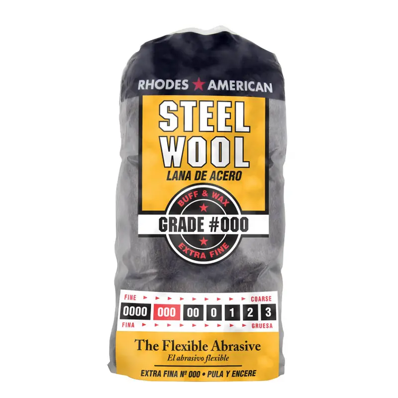 Homax® Steel Wool, Extra Fine, Grade #000, 12 Pads 1