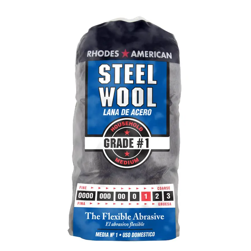 Homax® Steel Wool, Medium, Grade #1, 12 Pads 1