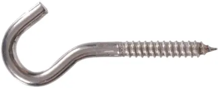 Hook Screw 1/4 X  4 1/4 In Ss Heavy Duty 1