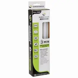 Hot Melt Glue Sticks, Construction-Grade, 7/16-In., 18-Pk. 1