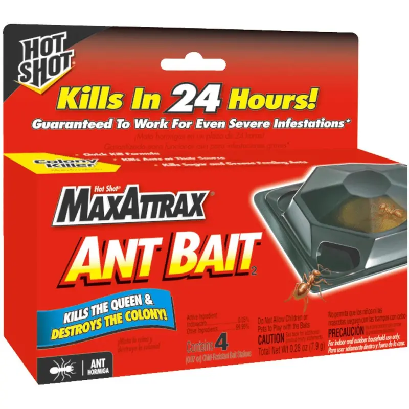 Hot Shot Maxattrax 0.28 Oz. Solid Ant Bait Station (4-Pack) 1