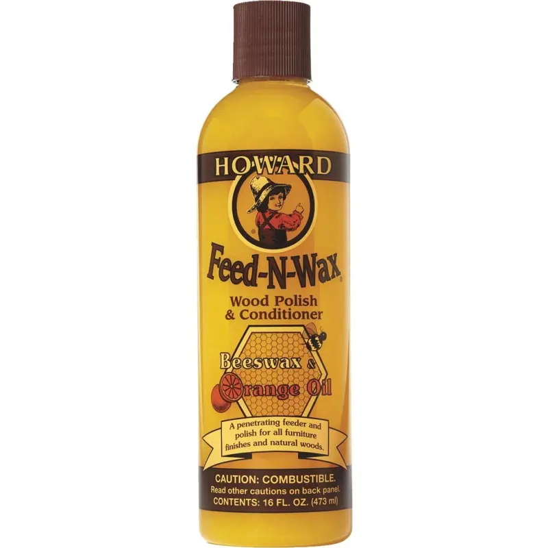 Howard 16 Oz. Feed-N-Wax Wood Polish & Conditioner 1