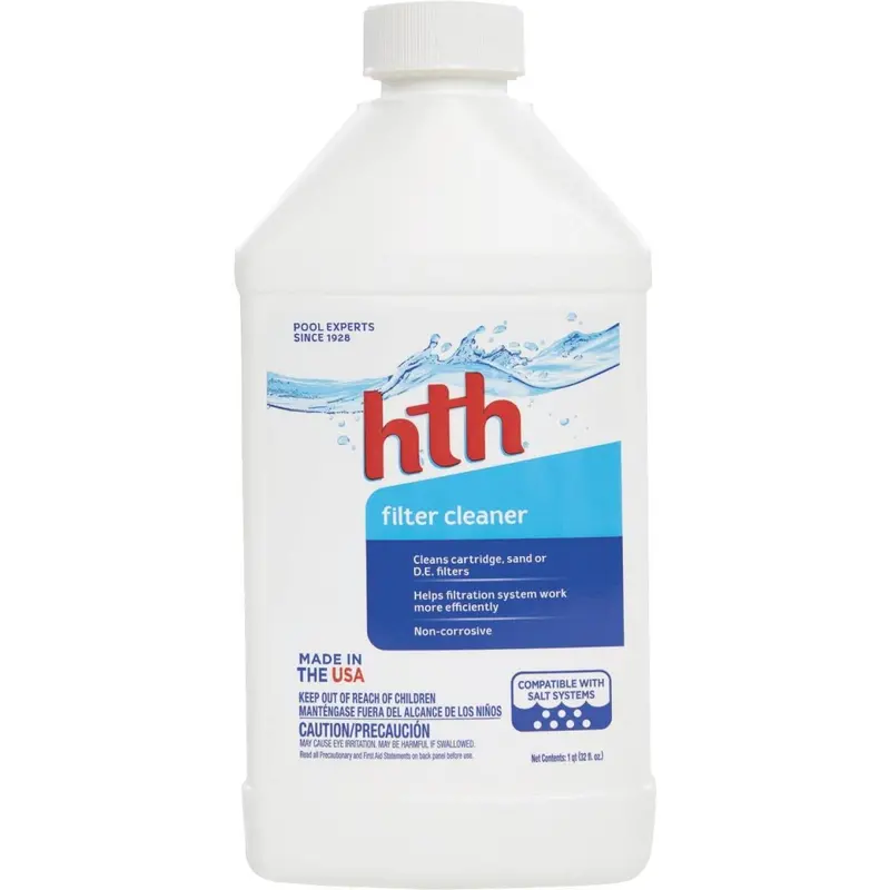 Hth 1 Qt. Liquid Filter Cleaner 1