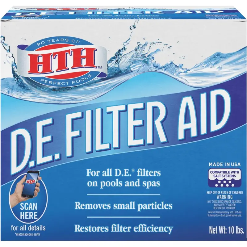 Hth 10 Lb. Granular D.E. Filter Aid 1