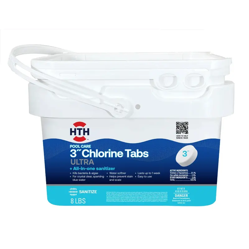 Hth® Pool Care 3" Chlorine Tabs Ultra 8 Lbs 1