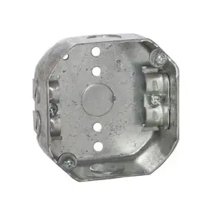Hubbell Octagon Box, Drawn Ko's & Nmsc Clamps 1