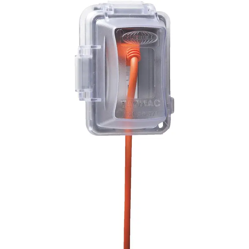 Hubbell Single Gang Vertical/Horizontal Mount In-Use Outdoor Outlet Cover 1