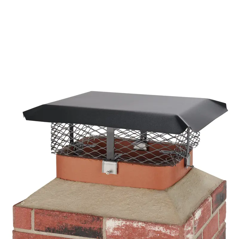 Hy-C Shelter Large Adjustable Chimney Cover / Galvanized Steel / Scadj-L 1