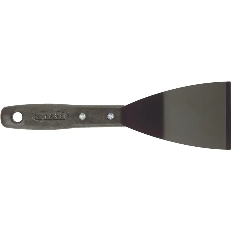 Hyde 3 In. Stiff Heavy Duty Bent Chisel Blade Scraper 1