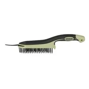 Hyde Maxxgrip Pro® High-Carbon Steel Wire Brush With Scraper, 9-1/4″ 1