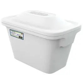 Ice Chest Cooler With Molded Side Carry Handles, Styrafoam, 28-Qt. 1