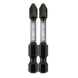 Impact Power Bit, Phillips #2, 2-In., 2-Pk. 1