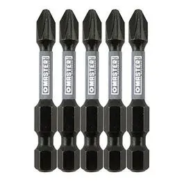 Impact Power Bit, Phillips #2, 2-In., 5-Pk. 1