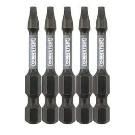 Impact Power Bit, Square #2, 2-In., 5-Pk. 1