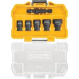 Impact Ready Nut Driver Bit Set, Cleanable, 5-Pk. 1