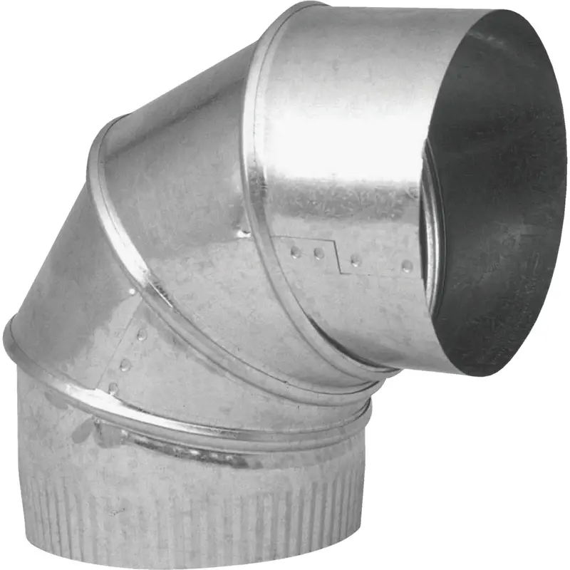 Imperial 26 Ga. 7 In. Galvanized Adjustable Elbow 1