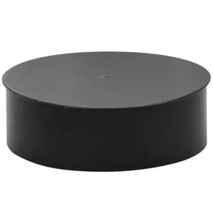 Imperial Black Stove Pipe Clean Out Tee Cap 1