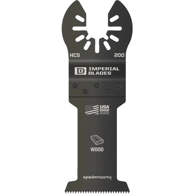 Imperial Blades One Fit 1-3/8 In. 12 Tpi Speartooth Wood Oscillating Blade 1