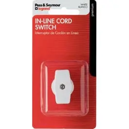 In-Line Cord Switch, White 1