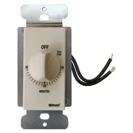 In-Wall 30-Minute Switch Timer, Almond 1