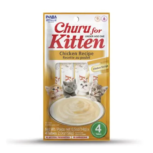 Inaba Churu For Kitten Chicken Recipe Cat Treat 1