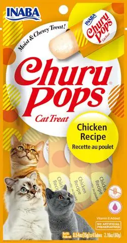 Inaba Churu Pops Chicken Cat Treats 1