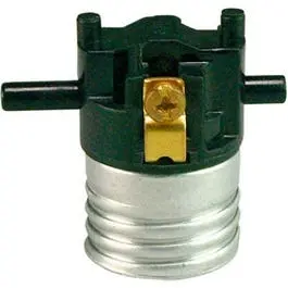 Incandescent Medium Base Metal Shell Lampholder, 250-Watt, 250-Volt 1
