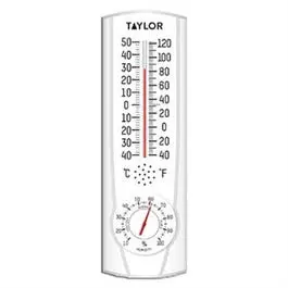 Indoor/Outdoor Thermometer/Hygrometer, 9-In. 1