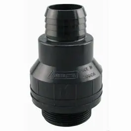 Inline Sump Check Valve, Plastic, 1-1/2-In. Mpt 1