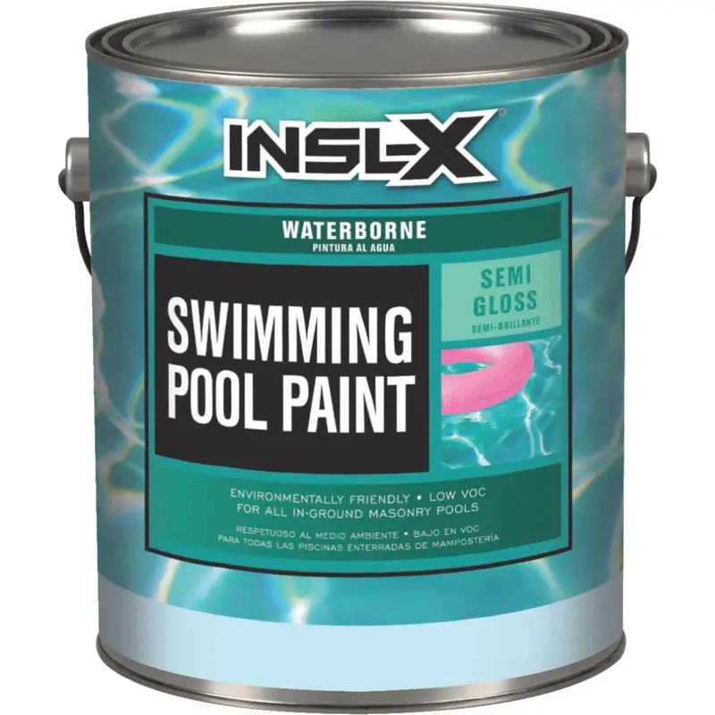 Insl-X 1 Gal. Ocean Blue Semi-Gloss Waterborne Pool Paint 1