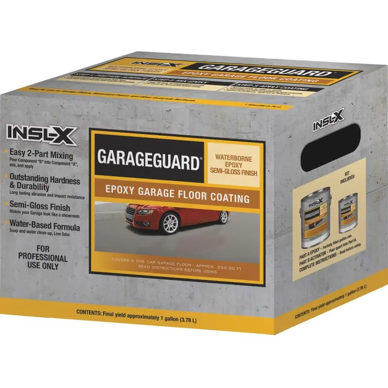 Insl-X Garageguard 1 Gal. Desert Tan Epoxy Garage Floor Coating 1