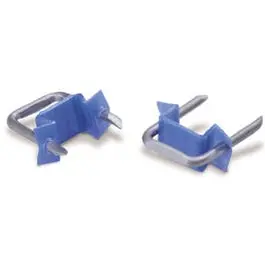 Insulated Metal Cable Staples, Blue, .5-In., 50-Ct. 1