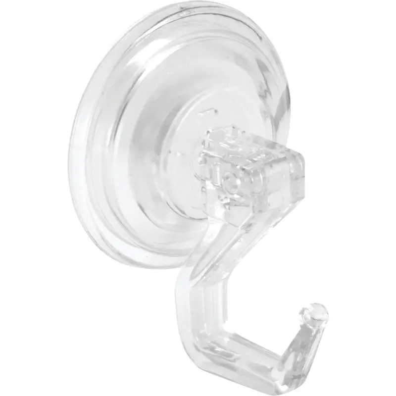 Interdesign Power Lock Suction Shower Hook (2-Count) 1
