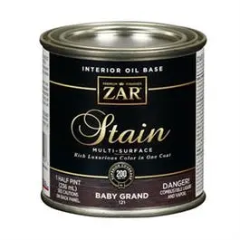 Interior Wood Stain, Baby Grand (Black Onyx),1/2-Pt. 1
