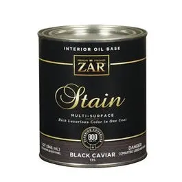 Interior Wood Stain, Black Caviar, 1-Qt. 1