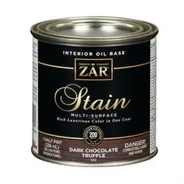Interior Wood Stain Dark Chocolate Truffle , 1/2-Pt. 1