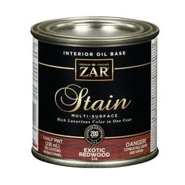 Interior Wood Stain, Exotic Redwood, 1/2-Pint 1