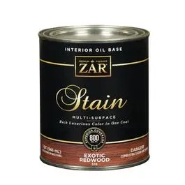 Interior Wood Stain, Exotic Redwood, 1-Qt. 1