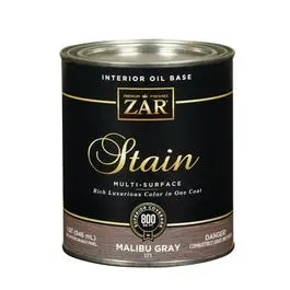 Interior Wood Stain, Malibu Gray, 1-Qt. 1