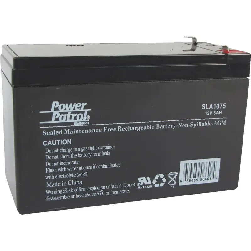 Interstate All Battery Power Patrol 12V 8A Security System Battery 1