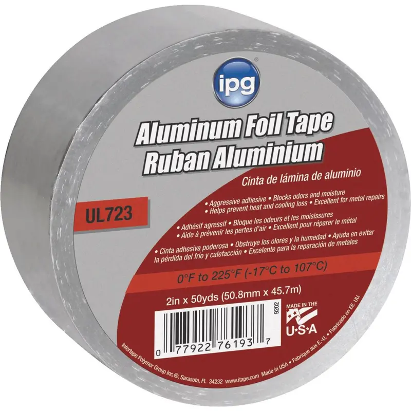 Intertape 2 In. X 50 Yd. Ul723 Aluminum Foil Tape 1