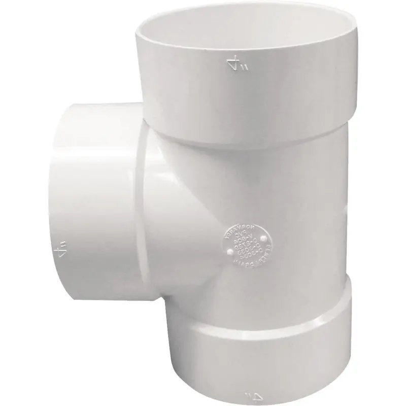 Ipex Canplas 4 In. Pvc Sewer And Drain Sanitary Bull Nose Tee 1