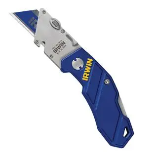 Irwin  Folding Quick Change Utility Knife Black 1