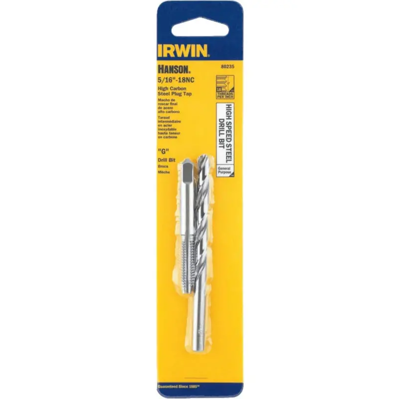 Irwin Hanson 5/16 In. - 18 Plug Tap & Drill Bit 1